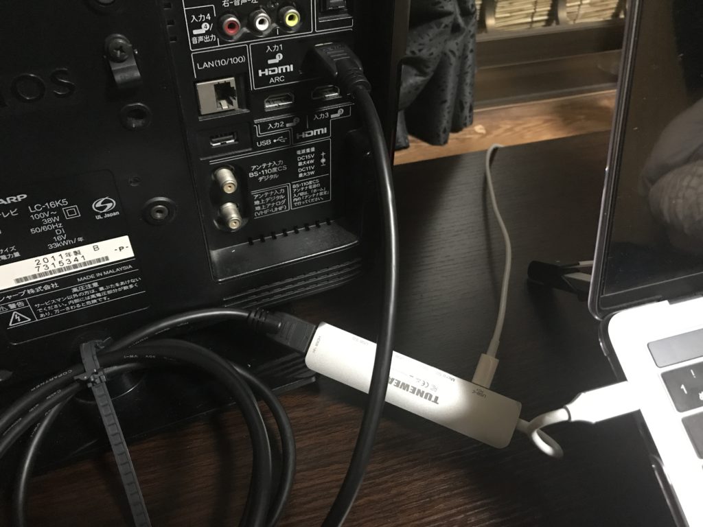 テレビの裏側